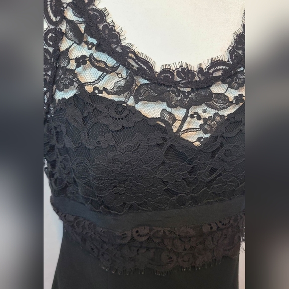 Anne Klein Lace Dress with Sweetheart Neckline - Picture 8 of 12